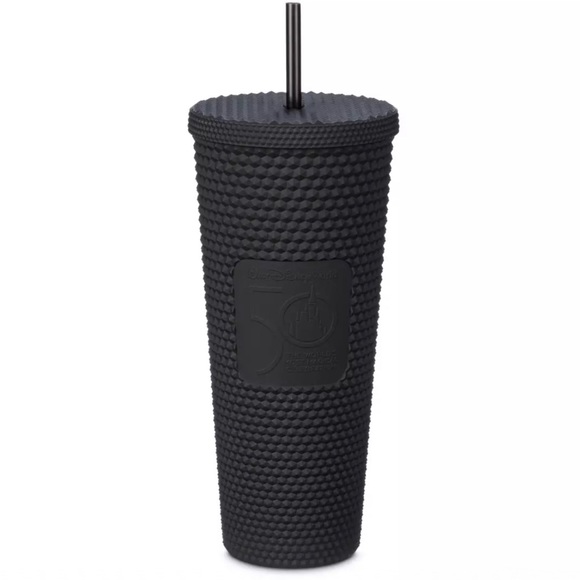 Walt Disney World 50th Anniversary Geometric Starbucks Tumbler Straw Black NEW - Picture 5 of 10